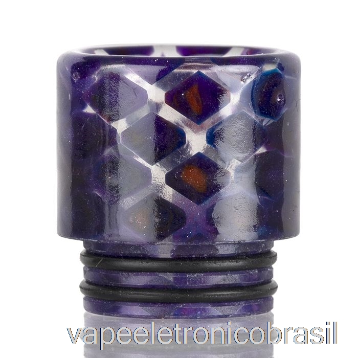 Vape Vaporesso 810 Resina De Pele De Cobra Transparente Ponta De Gotejamento Roxo Escuro